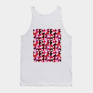 Retro triangle pattern Tank Top